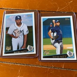 David Price (2) Rookie Cards